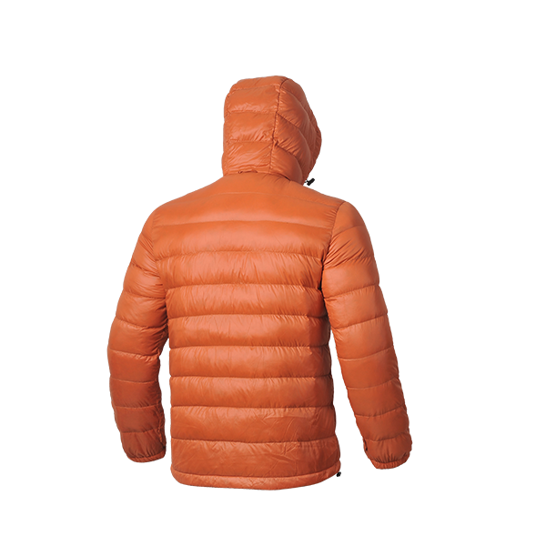 Light Men down jacket with the hood