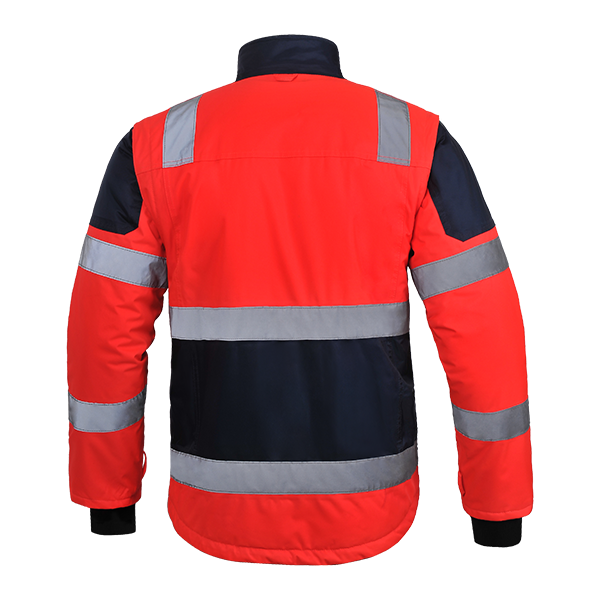 Men Worker Parka F.Orange color