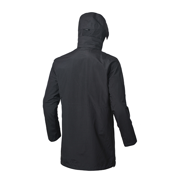 Long Black Rain Jacket
