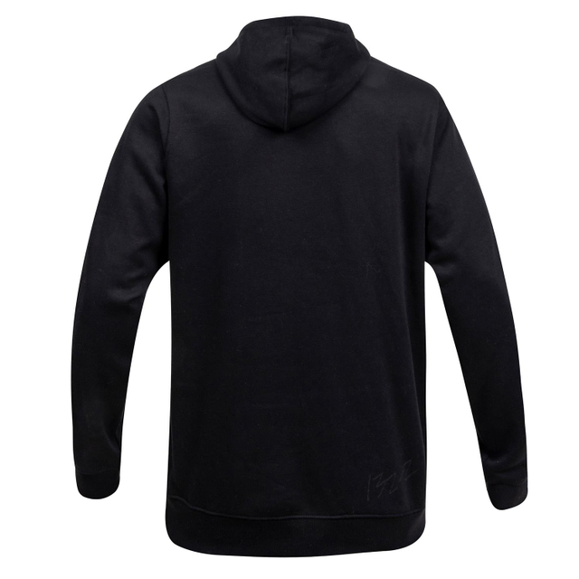 Breathable Men′s Sports Wear Black Hoodie Jacket